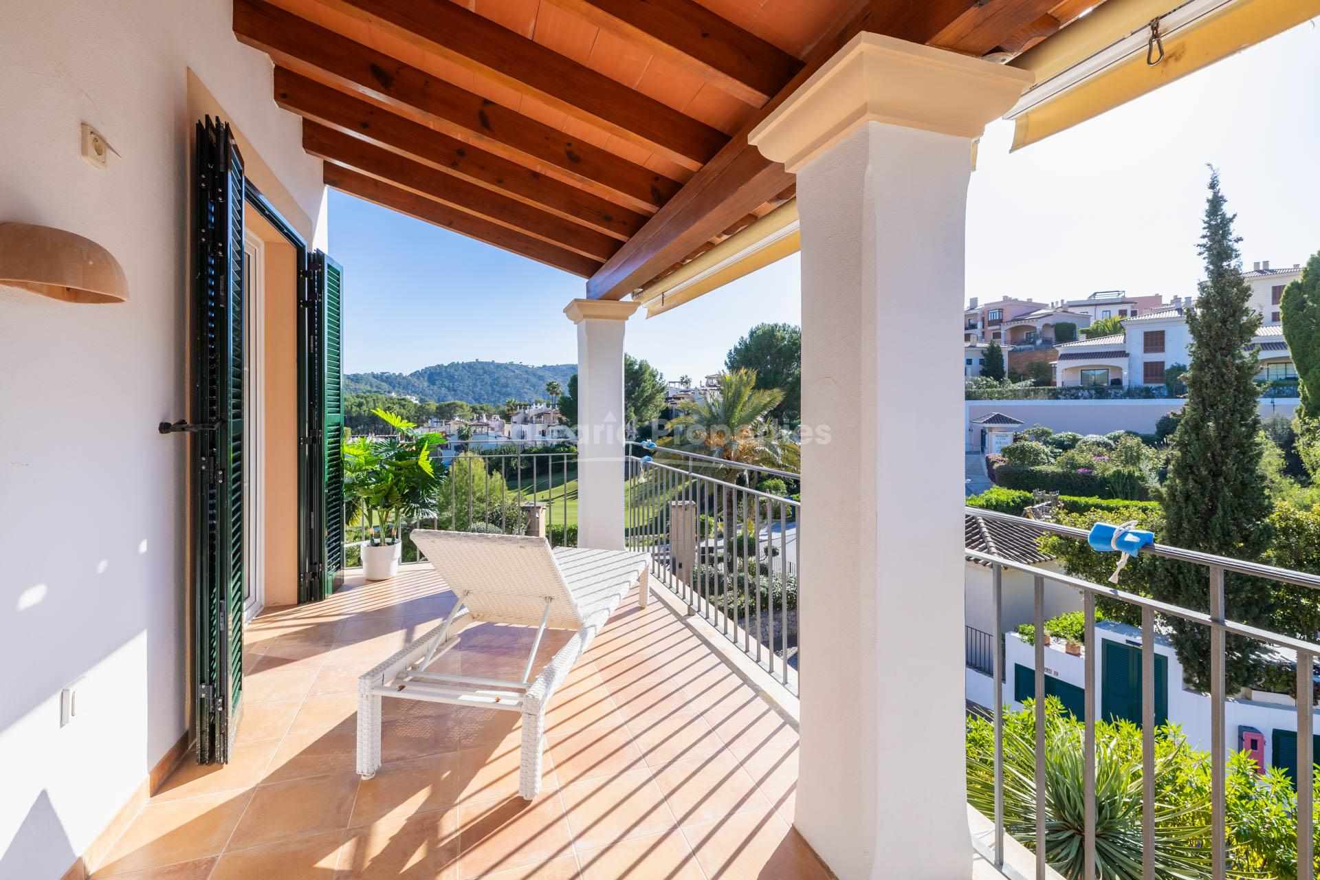 Beautiful townhouse with panoramic views in Andratx, Mallorca – traditional charm and elevated location
